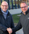 From l: Piergiorgio Cittadini, sales director, Omal; Malan Bosman, pneumatic product manager, Tectra Automation.